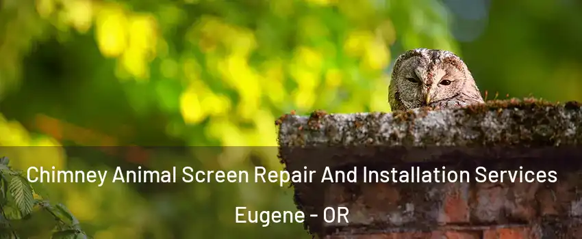  Chimney Animal Screen Repair And Installation Services Eugene - OR