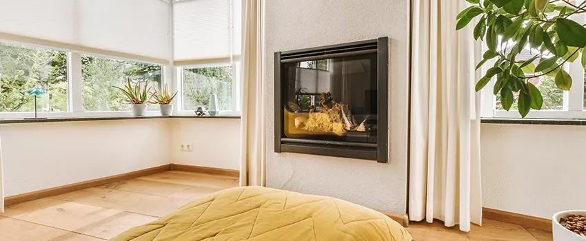 Residential Fireplace Ceramic Glass Installation in Eugene, OR