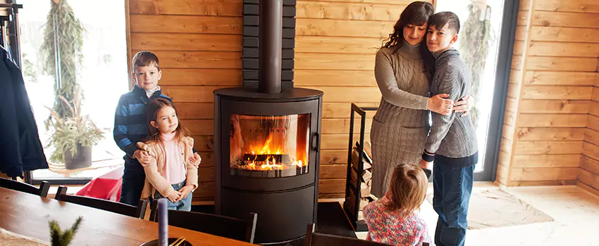 Morso Cast Iron Fireplace Insert Installation in Eugene, Oregon