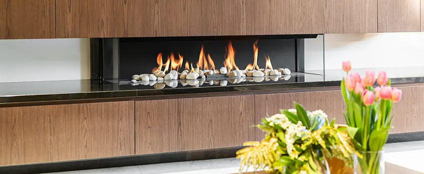 Double-height Fireplace Design Refurbishment in Eugene, Oregon