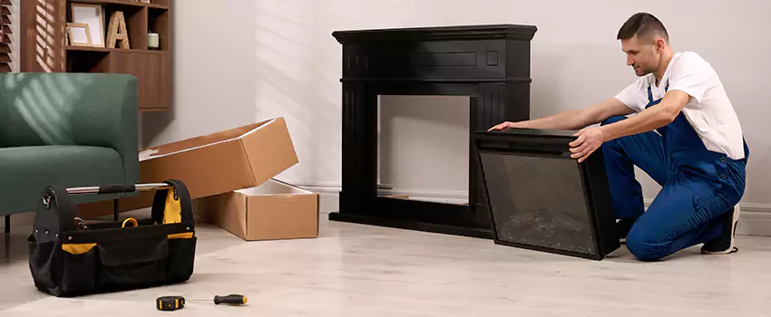 Old Rusted Metal Fireplace Repair And Replacement in Eugene, OR